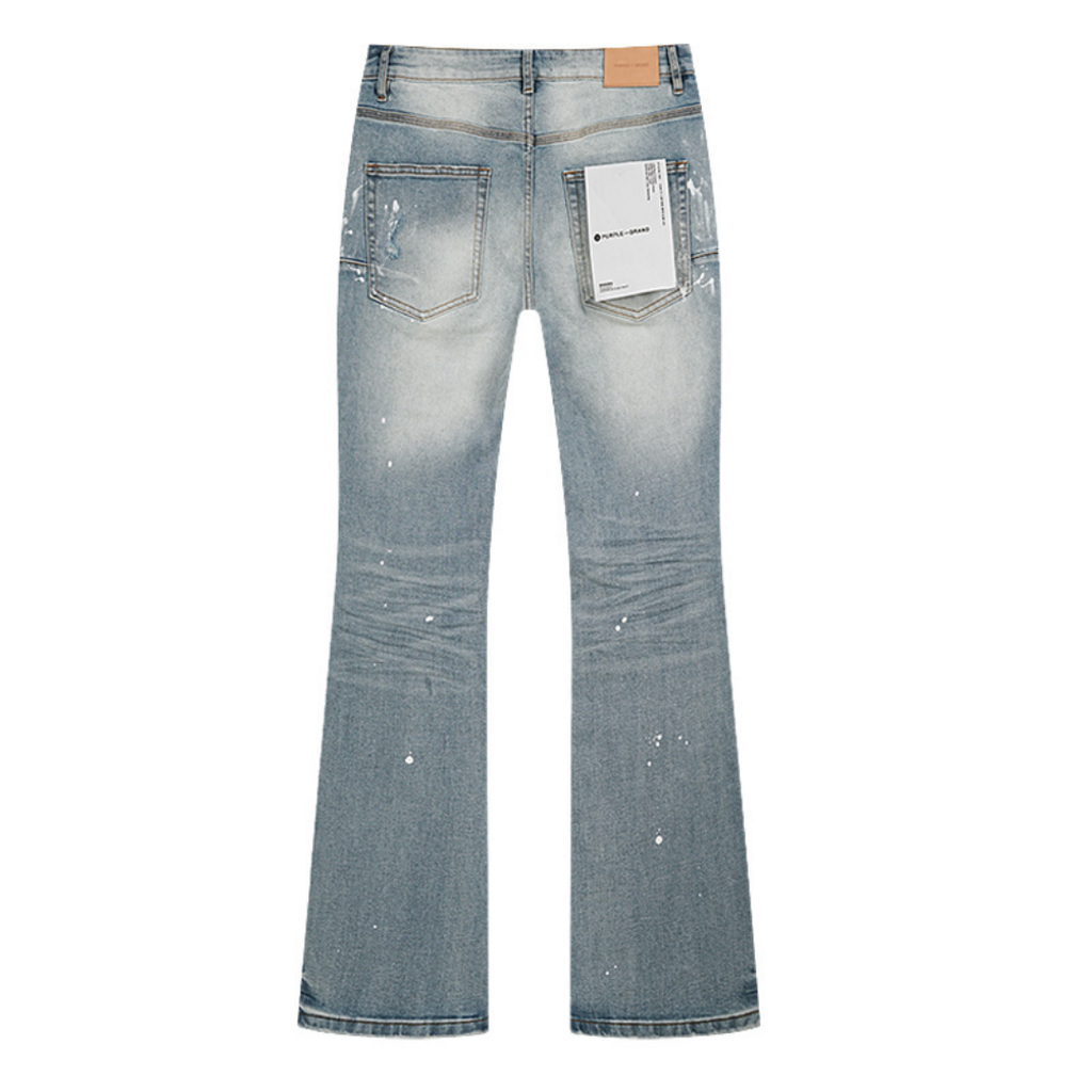 Purple Flared Jeans