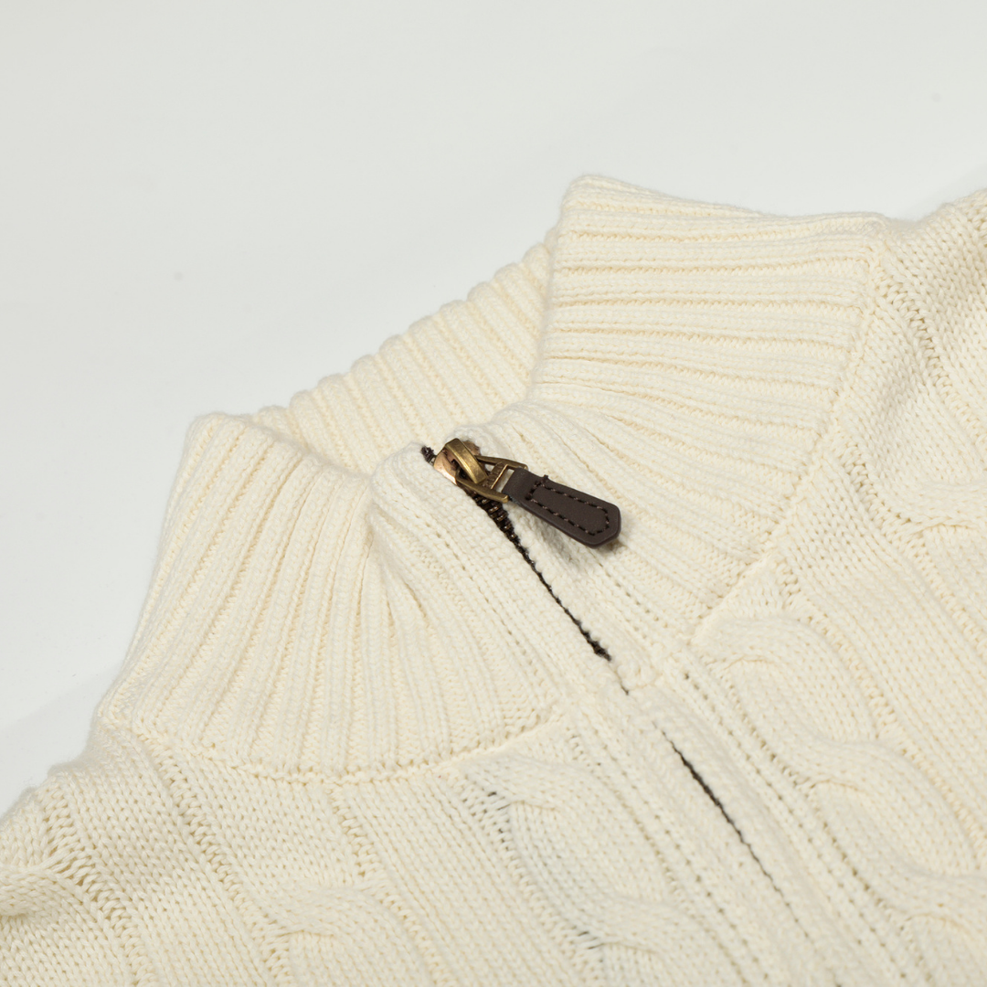 Polo Zip Sweater