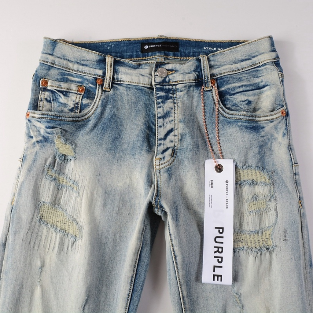 Purple Gradient Blue Jeans