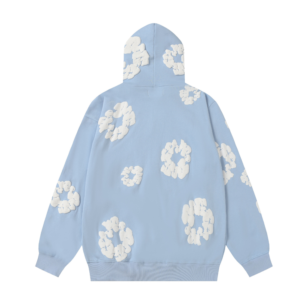Denim Trs Zip Hoodie