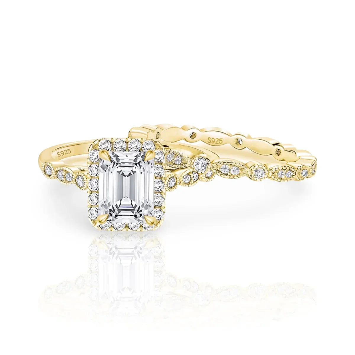 EMERALD RING | 925 STERLING SILVER