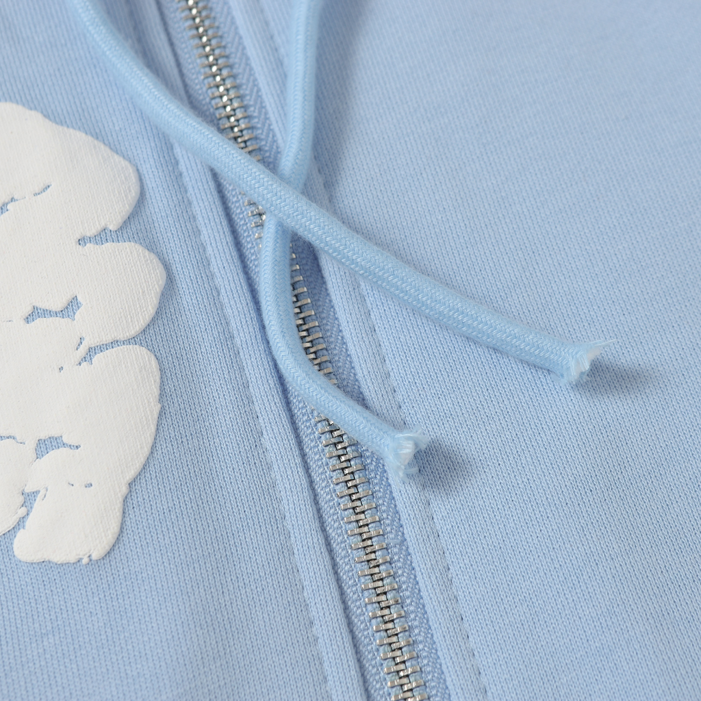 Denim Trs Zip Hoodie