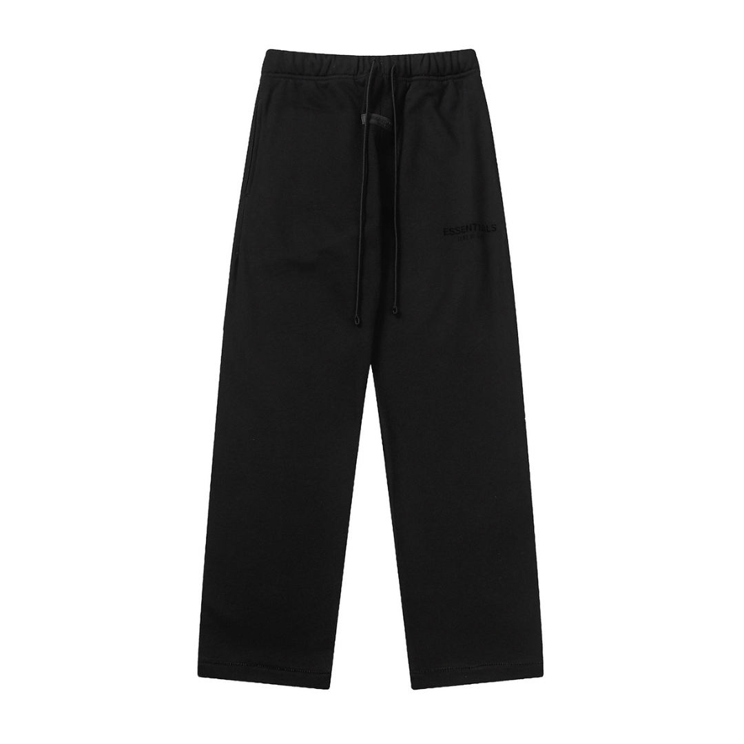 Essentials Relaxed Black Tracksuit