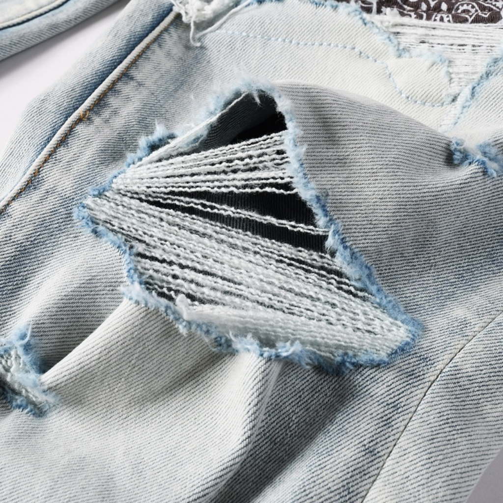 Amr Bandana Patch Jeans