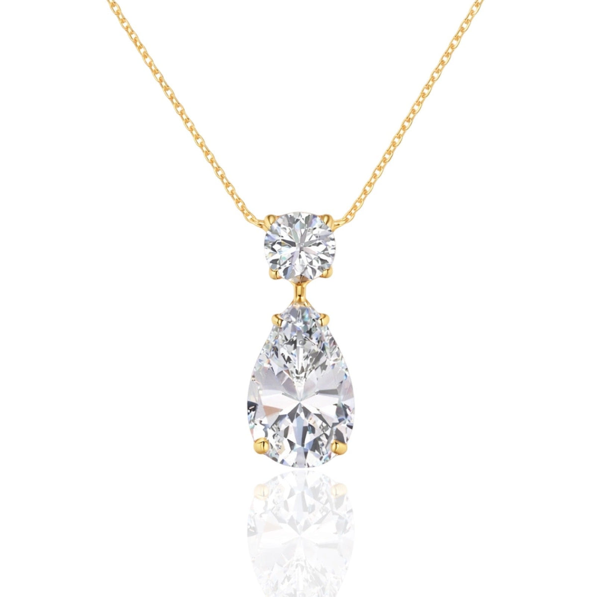 Pear Necklace | 925 Sterling Silver