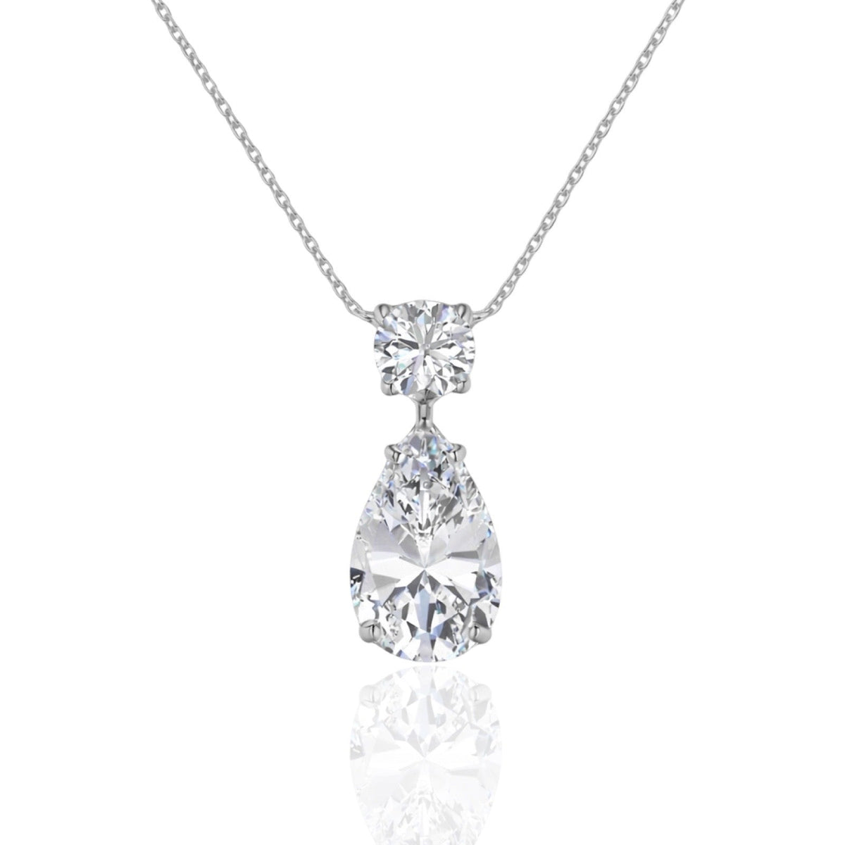 Pear Necklace | 925 Sterling Silver