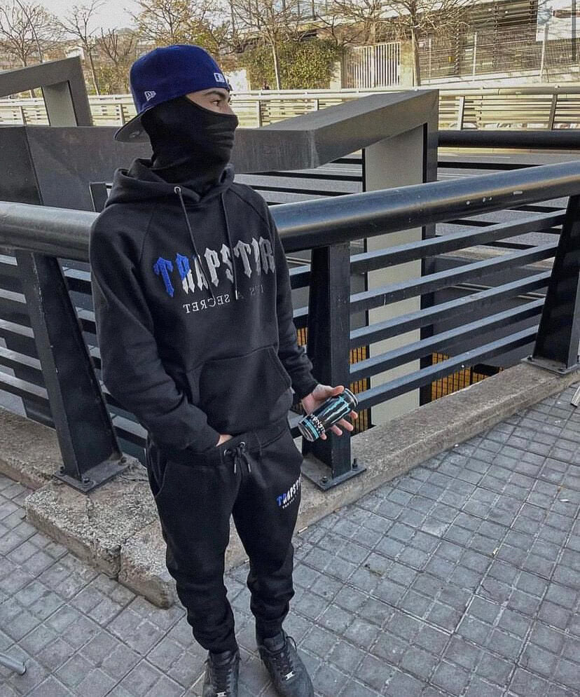 Decoded Black Blue Tracksuit
